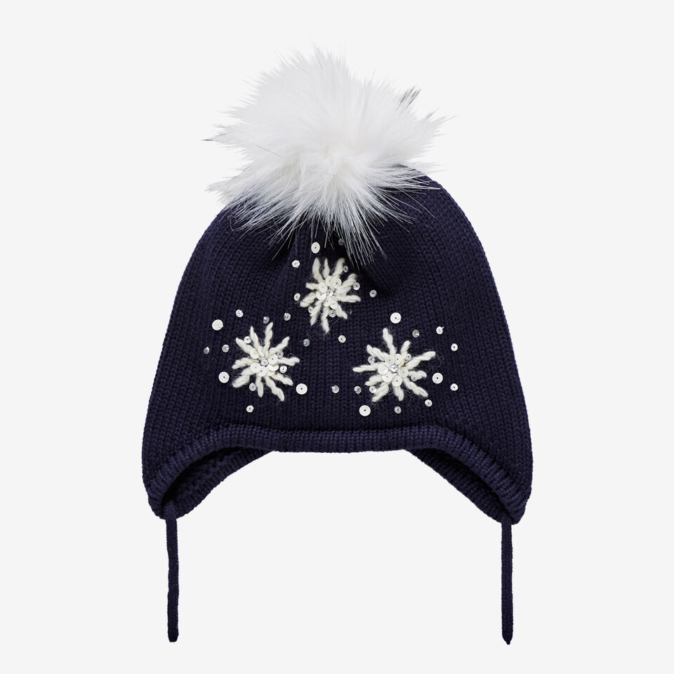 Snow Flower Beanie  