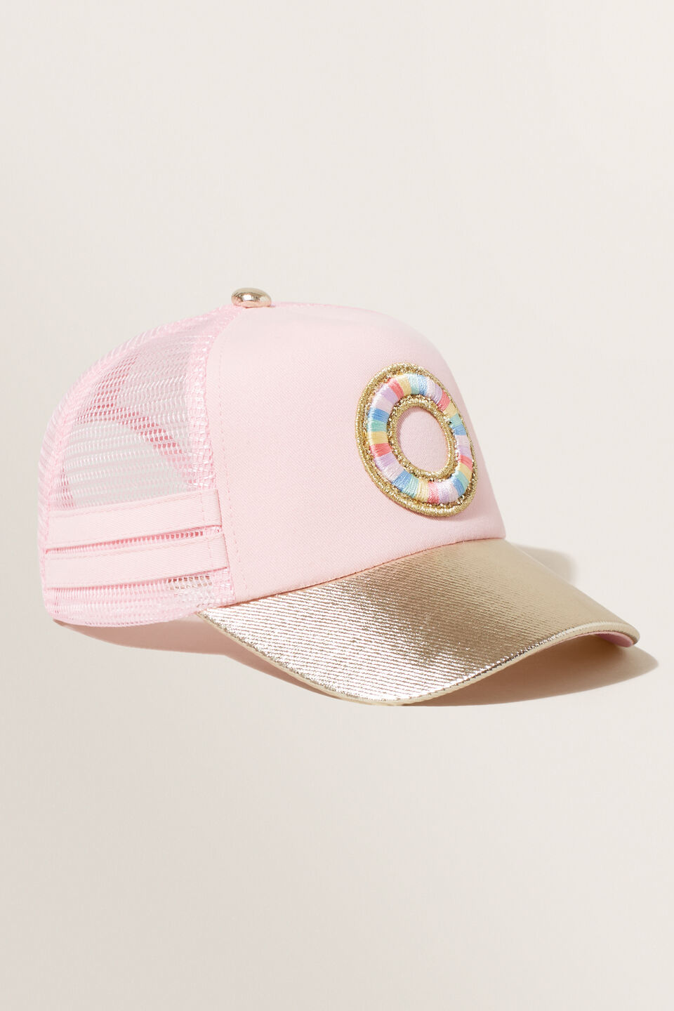 Rainbow Initial Cap  O