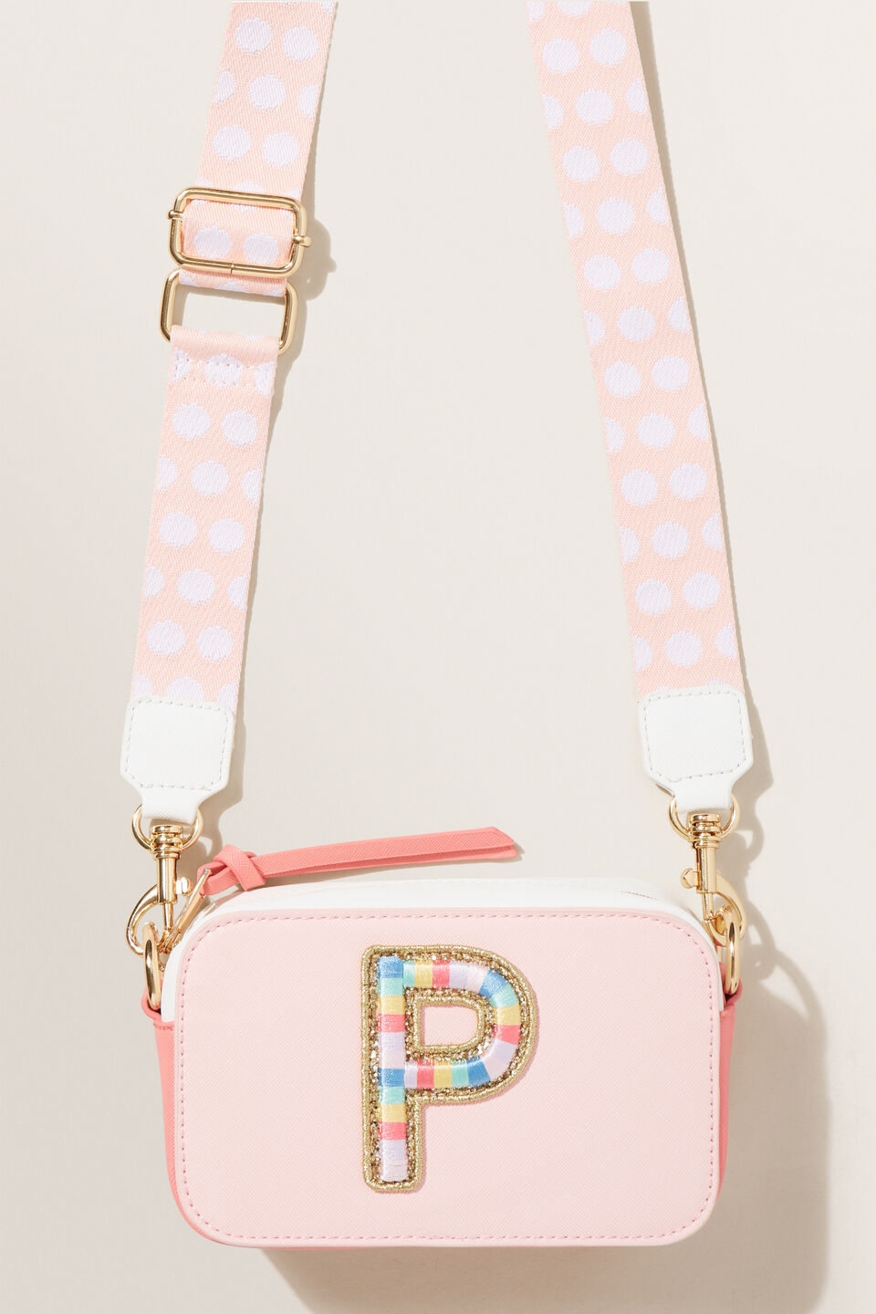 Rainbow Initial Bag  P