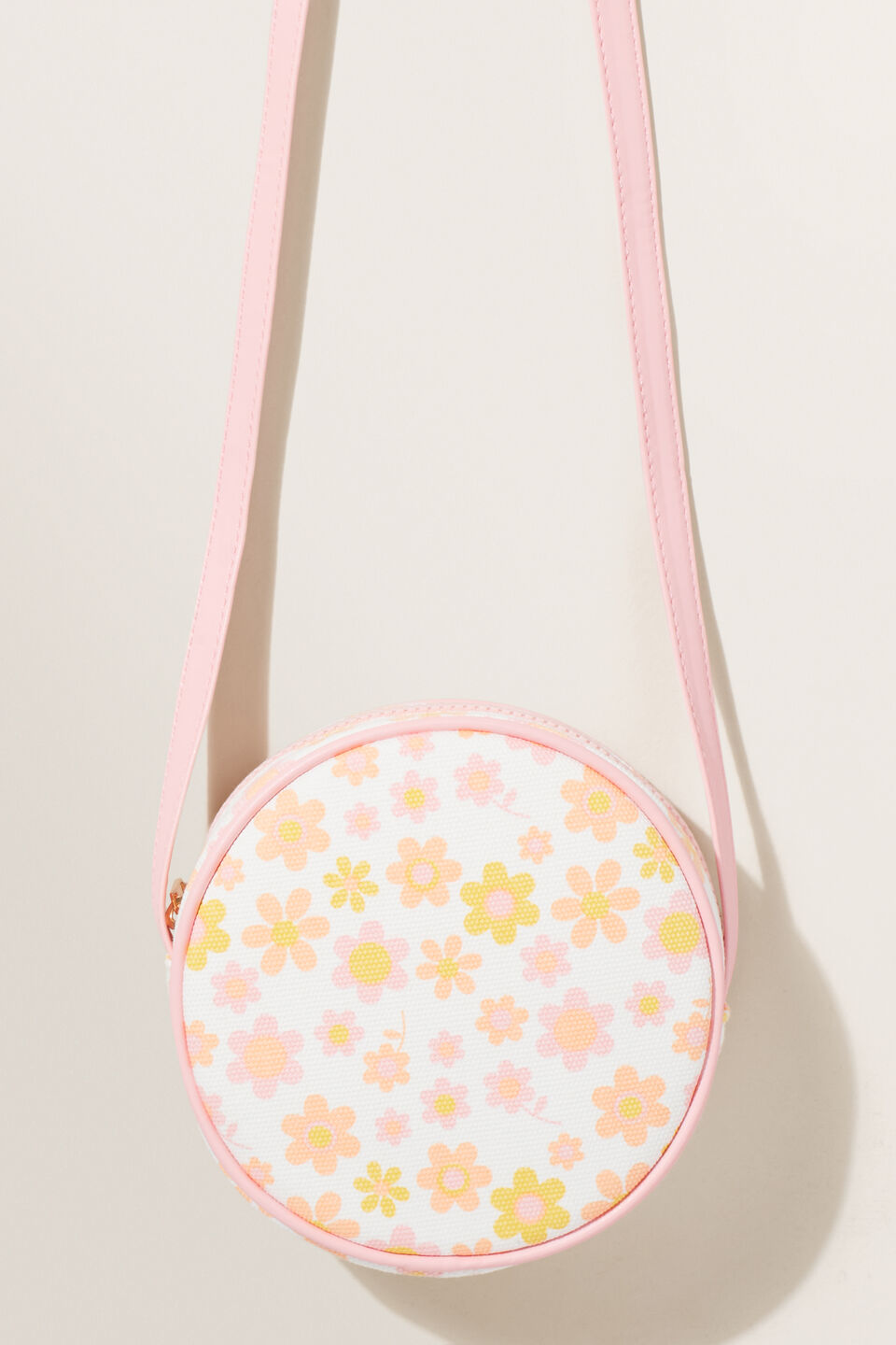 Retro Flower Circle Bag  Multi