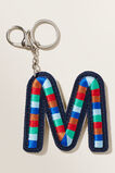 Embroidered Initial Keyring  M  hi-res