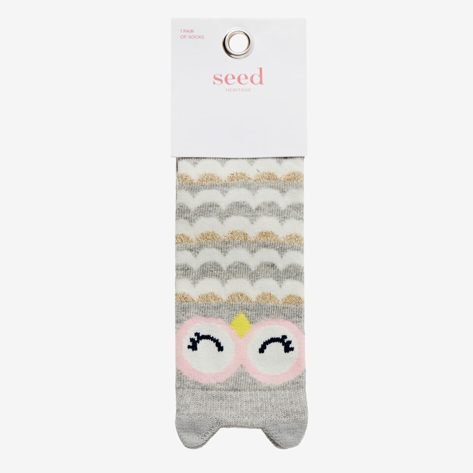 Glitter Owl Socks  