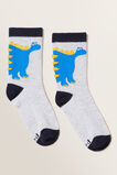 Dino Socks  Grey Marle  hi-res