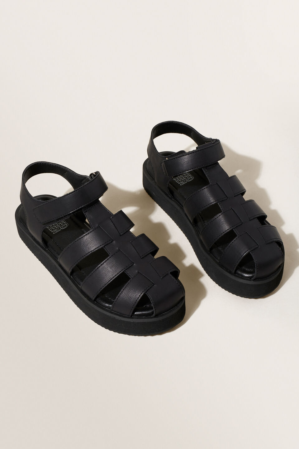 Platform Sandal  Black