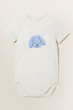 Puppy Bodysuit  Blue Speckle  hi-res