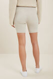 Merino Wool Rib Shorts  Neutral Blush Marle  hi-res