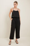 Linen Camisole  Black  hi-res