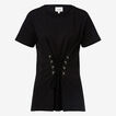 Longline Lace Up Tee    hi-res