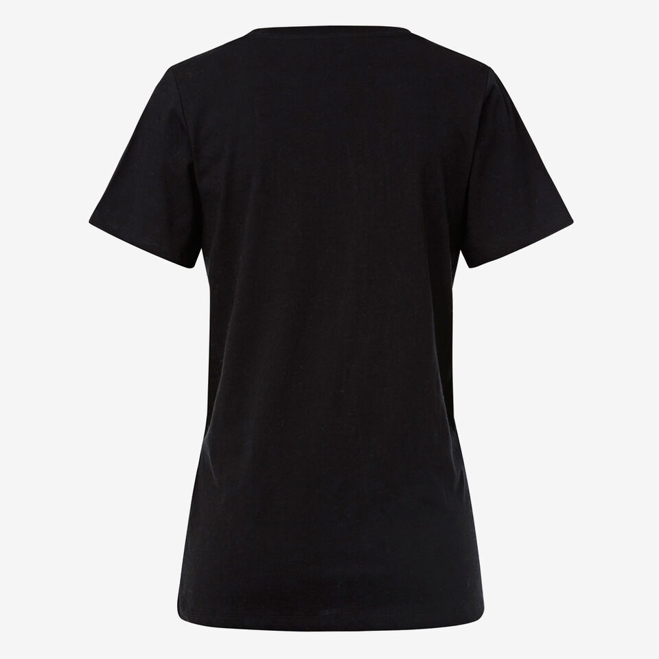 Longline Lace Up Tee  