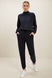 Roll Neck Relaxed Sweater  Deep Navy  hi-res