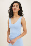 Fitted Knit Top  Clear Sky  hi-res