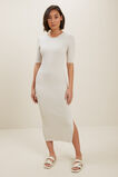 Marle Knit Midi Dress  Latte Marle  hi-res