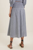 Gingham Midi Skirt  Deep Navy Gingham  hi-res