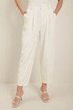 Tapered Pleat Pant  Cloud Cream  hi-res