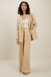 Linen Longline Blazer  Neutral Sand  hi-res