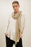 Textured Striped Scarf  Neutral Blush Navy  hi-res