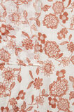 Linen Floral Scarf  Cloud Cream Multi  hi-res