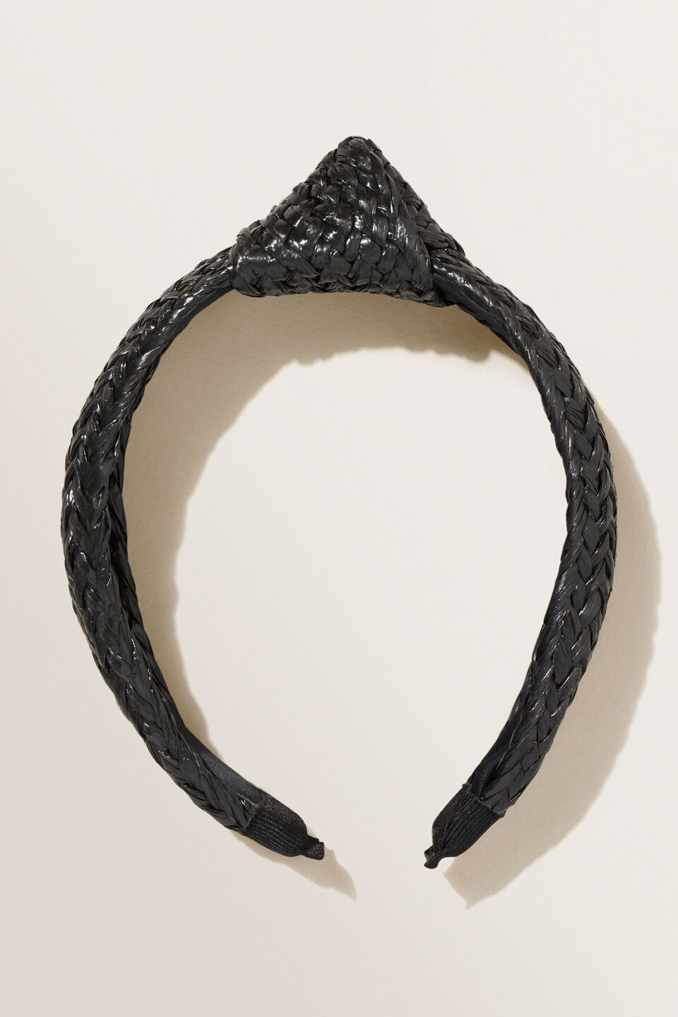 Woven Knot Headband  Black