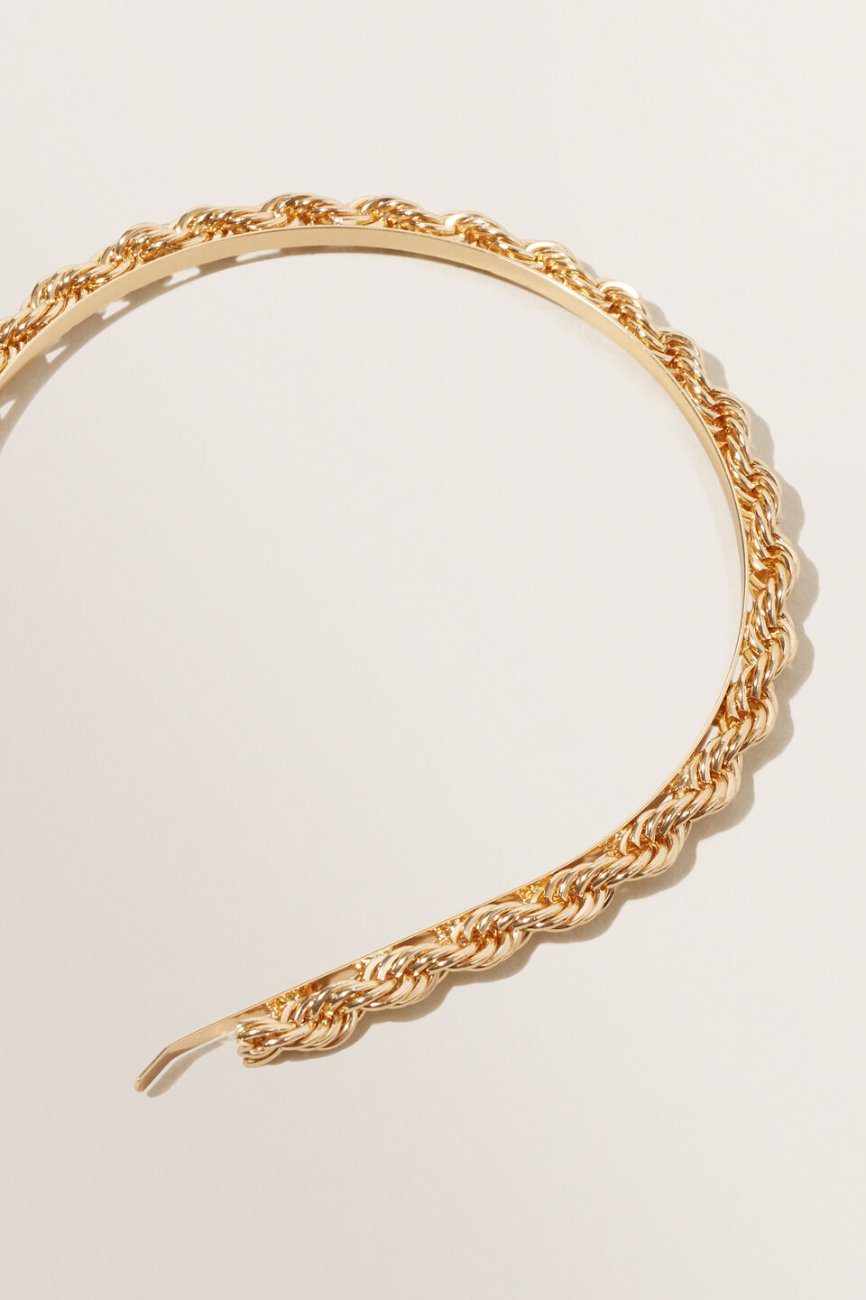 Rope Chain Headband  Gold