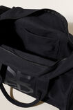 Seed Canvas Duffle Bag  Black  hi-res