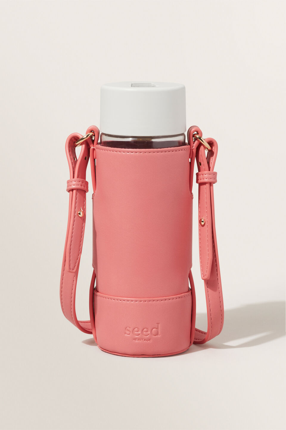 Water Bottle Holder  Coral Rose