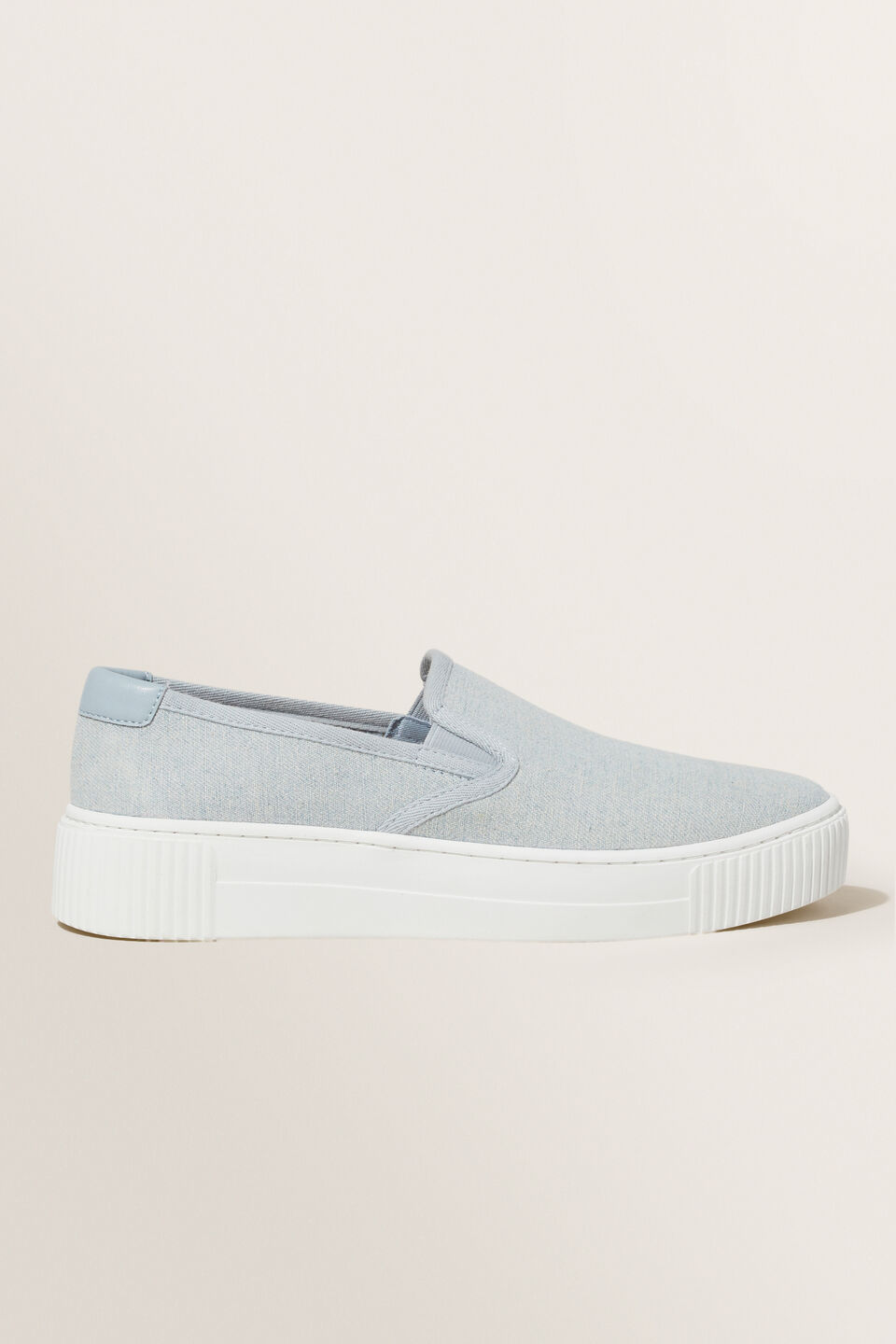 Zoey Slip On Sneaker  Pale Blue Wash