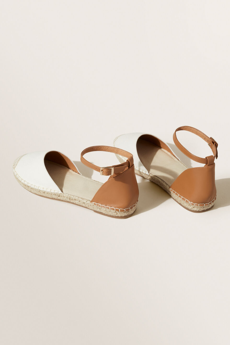 Bella Flat Espadrille  Vanilla