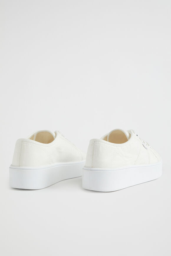 Billie Flatform Sneaker  White  hi-res