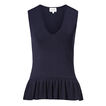 Cropped Peplum Knit    hi-res