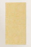 Cotton Stripe Bath Towel   Butter Lemon  hi-res