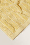 Cotton Stripe Bath Towel   Butter Lemon  hi-res