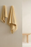 Cotton Stripe Bath Towel   Butter Lemon  hi-res