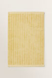 Cotton Stripe Hand Towel  Butter Lemon  hi-res