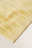 Cotton Stripe Face Towel  Butter Lemon  hi-res