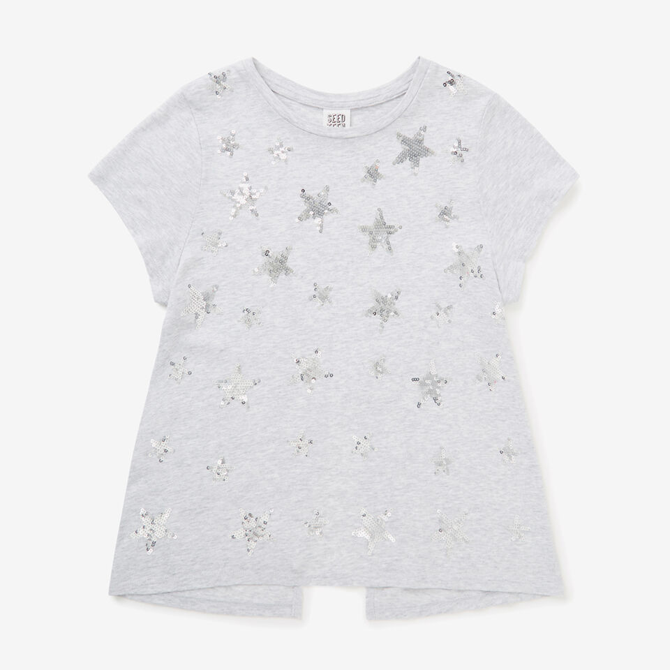 Sequin Star Tee  