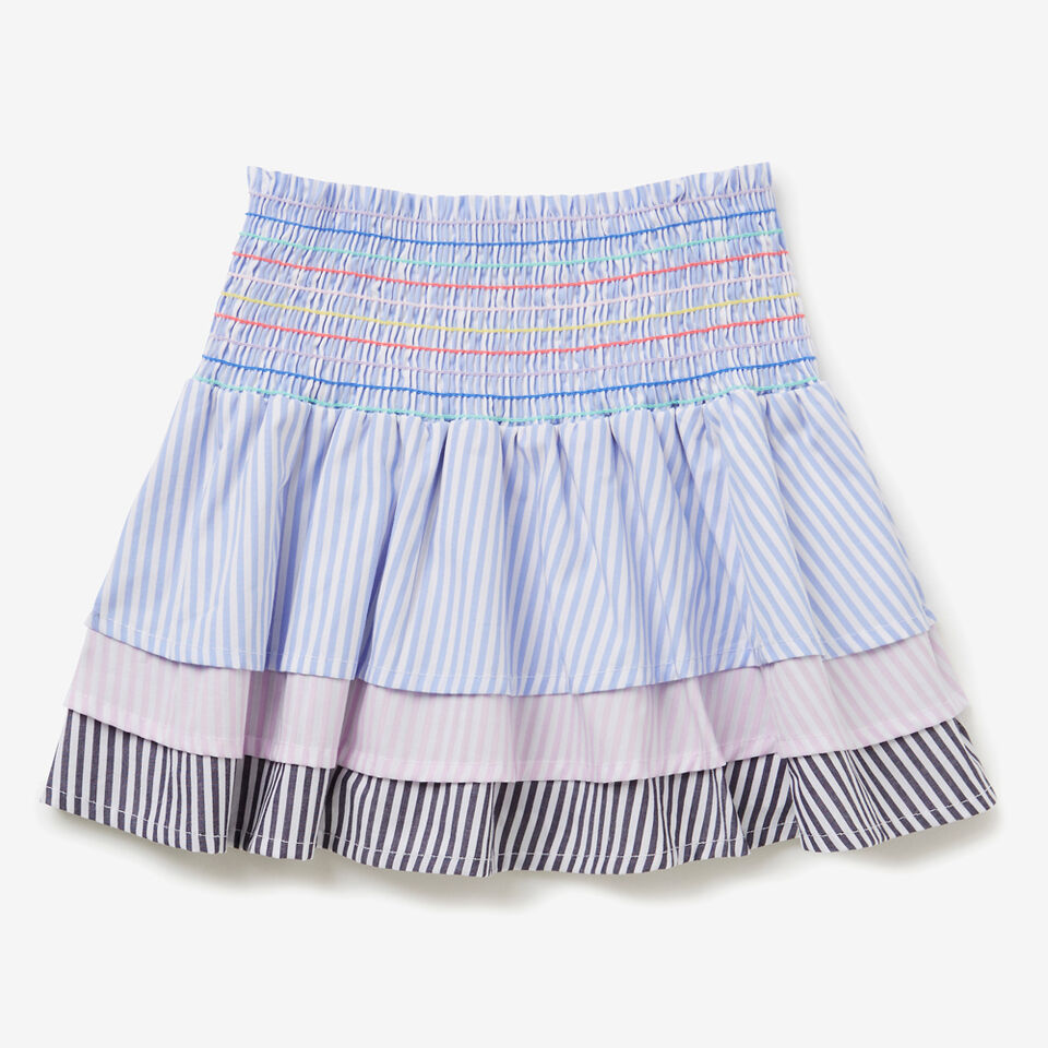 Rainbow Shirred Skirt  
