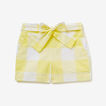 Gingham Tie Waist Shorts    hi-res