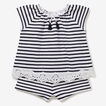 Broderie Stripe Playsuit    hi-res