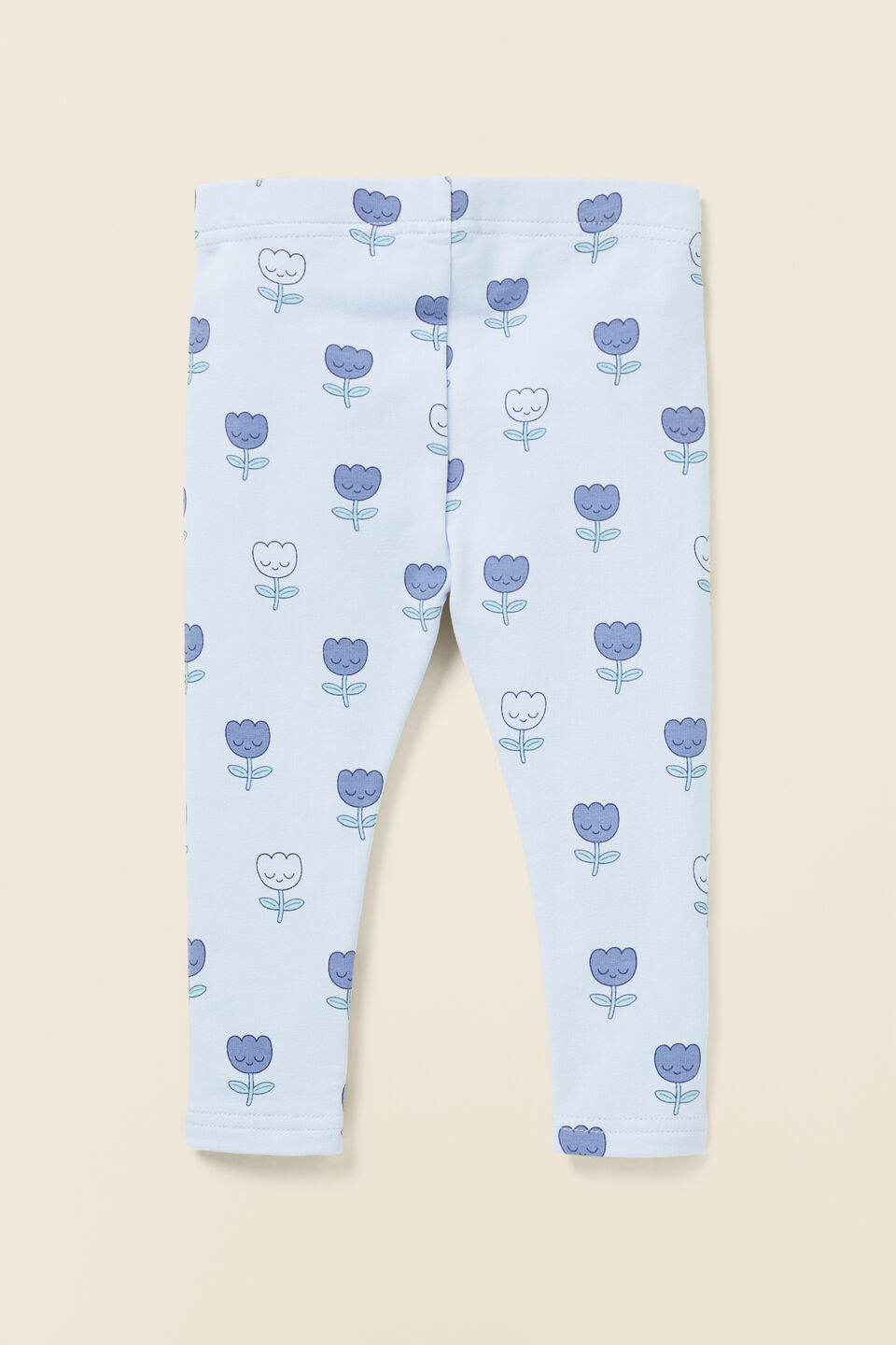 Tulip Terry Legging  Baby Blue