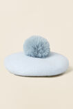 Pom Pom Beret  Baby Blue  hi-res