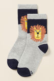 Lion Sock  Multi  hi-res