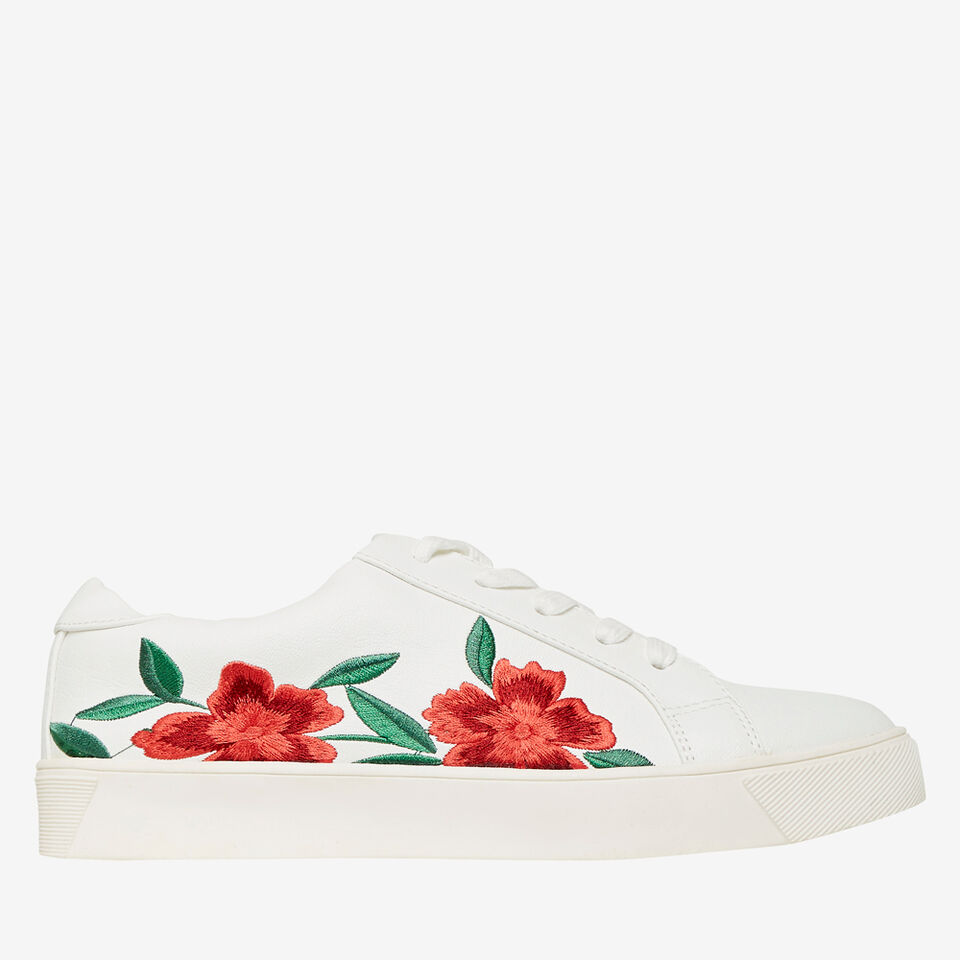 Floral Embroidered Runner  1