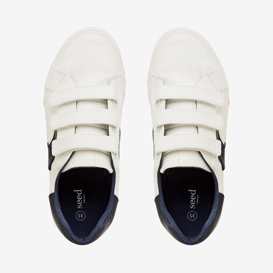 White Navy Runner  1