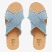 Chambray Criss Cross Sandal    hi-res