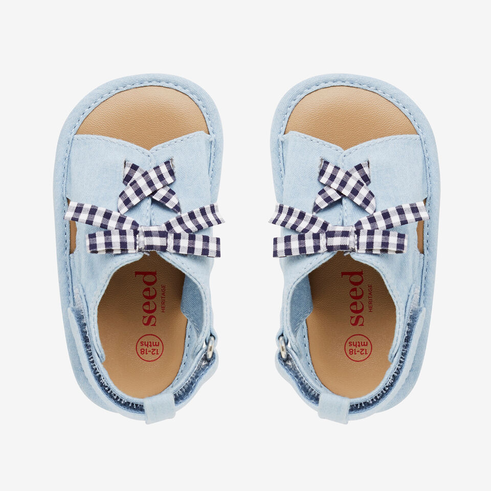 Gingham Sandal  