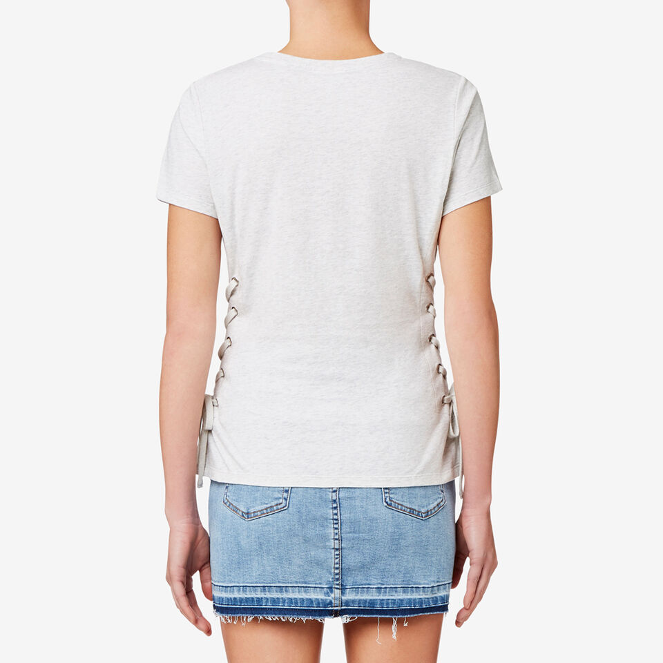 Lace Up Sides Tee  