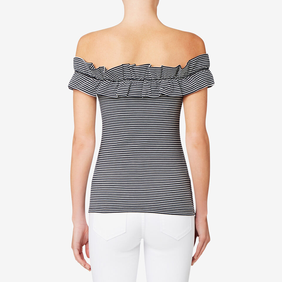 Double Frill Fitted Top  