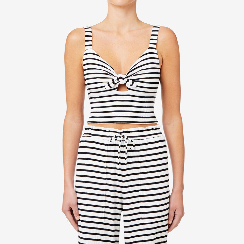 50s Stripe Crop  