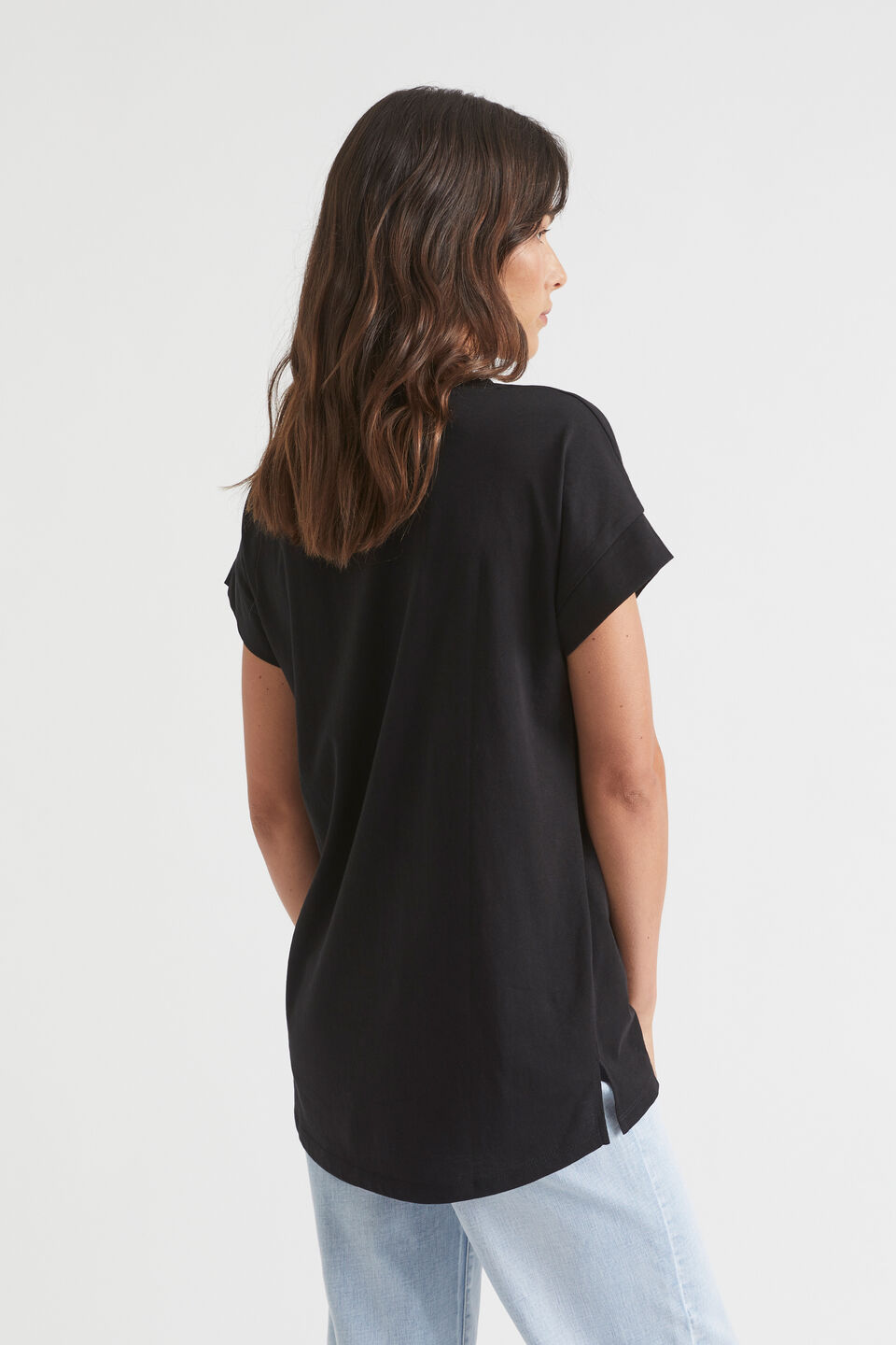 Core Longline Tee  Black