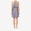 Halo Neck Stripe Dress    hi-res